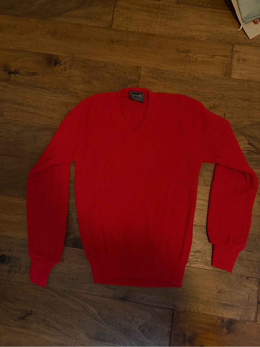 Vintage red sweater size medium